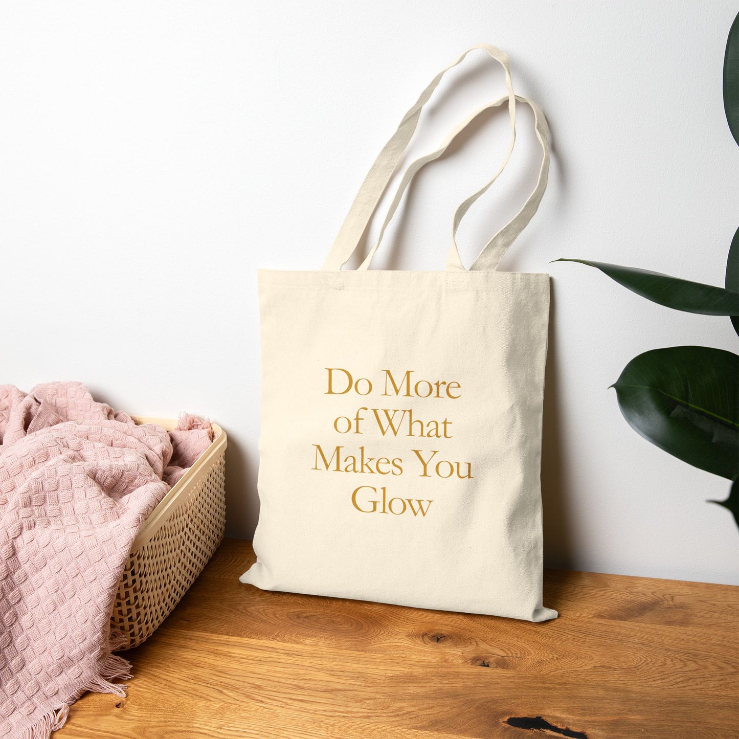 Do More Cotton Canvas Tote Bag