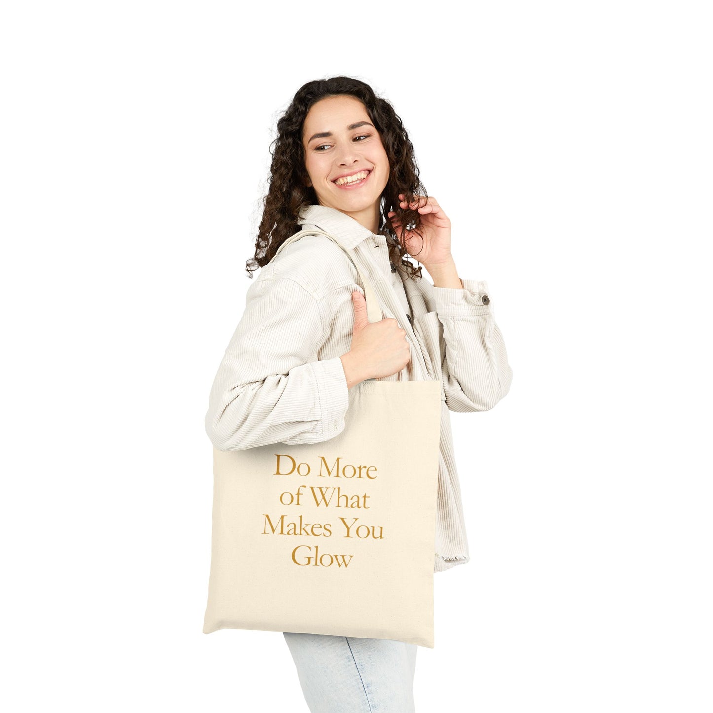 Do More Cotton Canvas Tote Bag